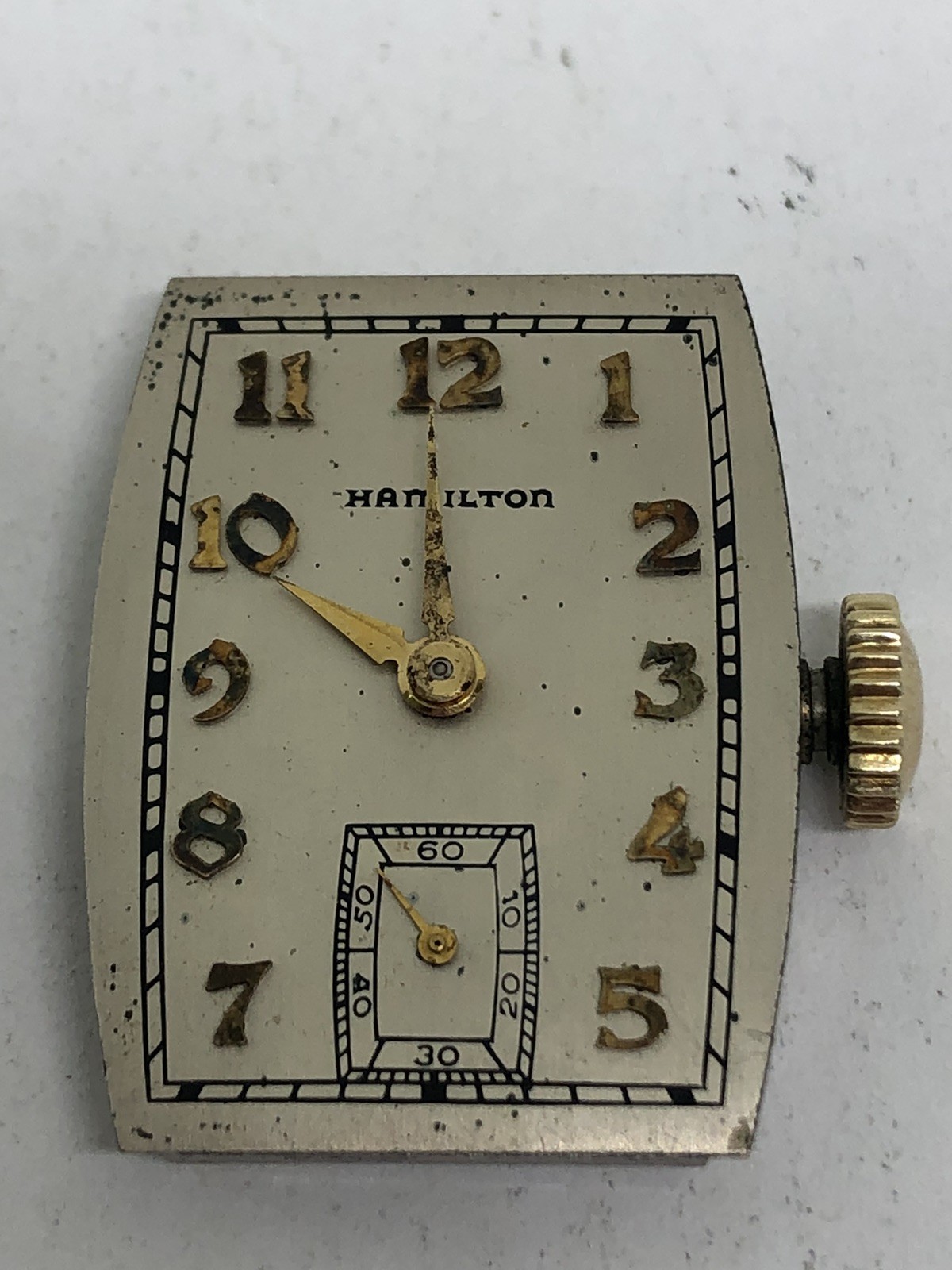 Vintage Hamilton 980 17J Watch Movement *Not Running*