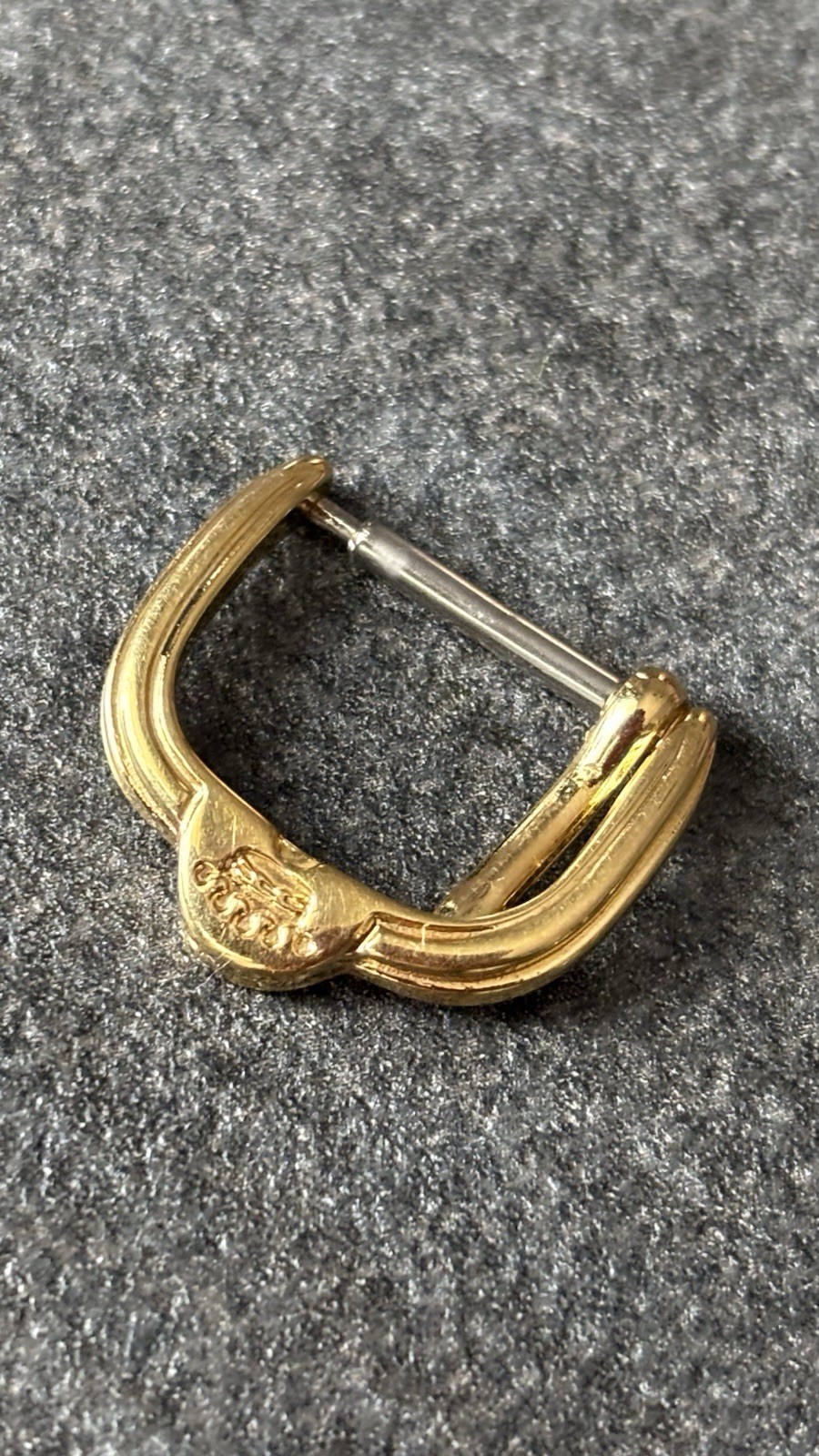 Vintage 16mm Pryngeps Buckle Gold Steel Buckle Original Men Strap