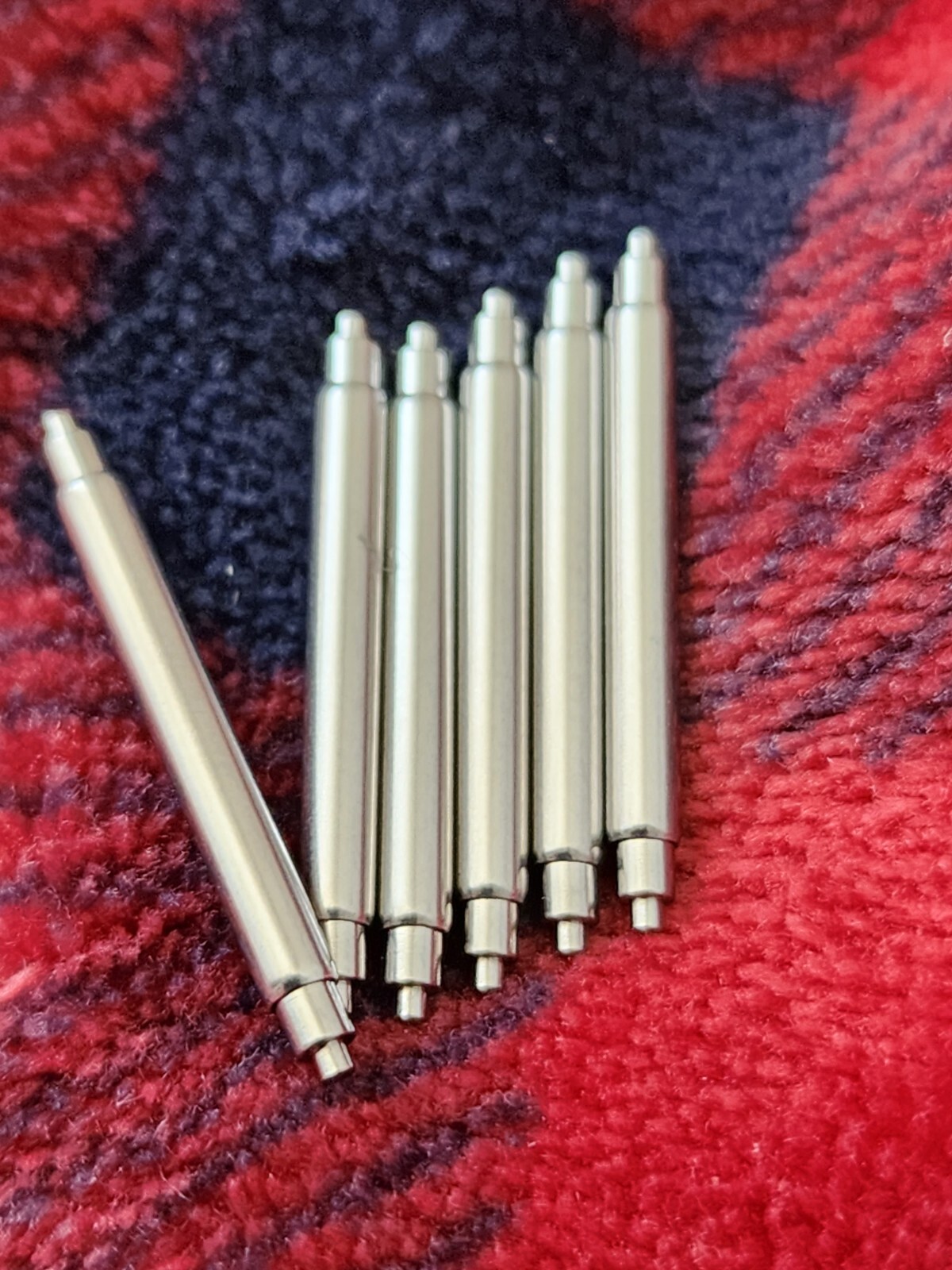 24mm 2.5mm FAT Stainless steel Spring Bars 1.1mm Tip Non-Magnetic
