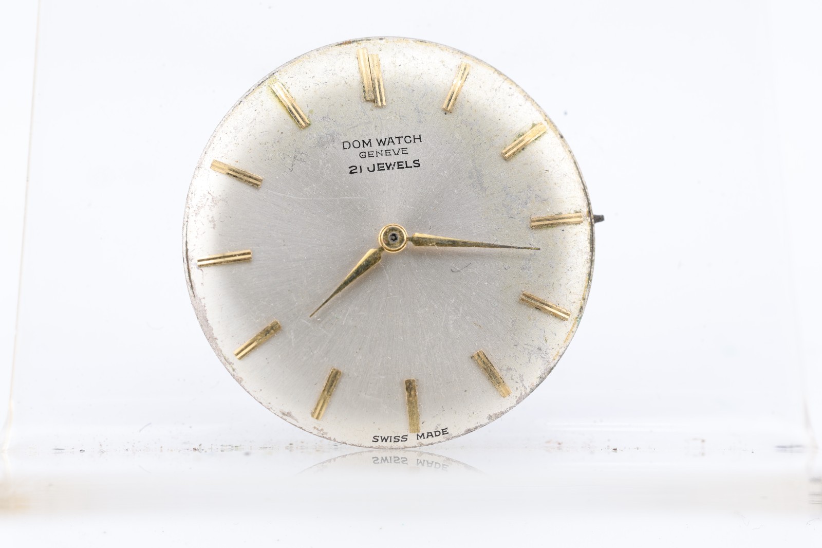 DOM WATCH GENEVE SWISS 17j cal. 1320 WRIST WATCH MOVEMENT, FOR REPAIR (BV)