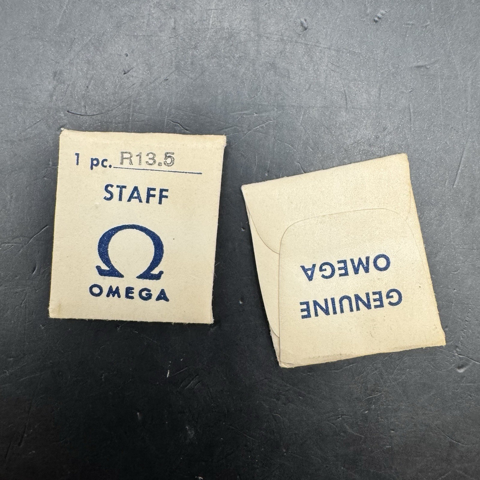 One New Genuine Omega Balance Staff R13.5-1321 Cal. R13.5 Part #1321 240 241 243