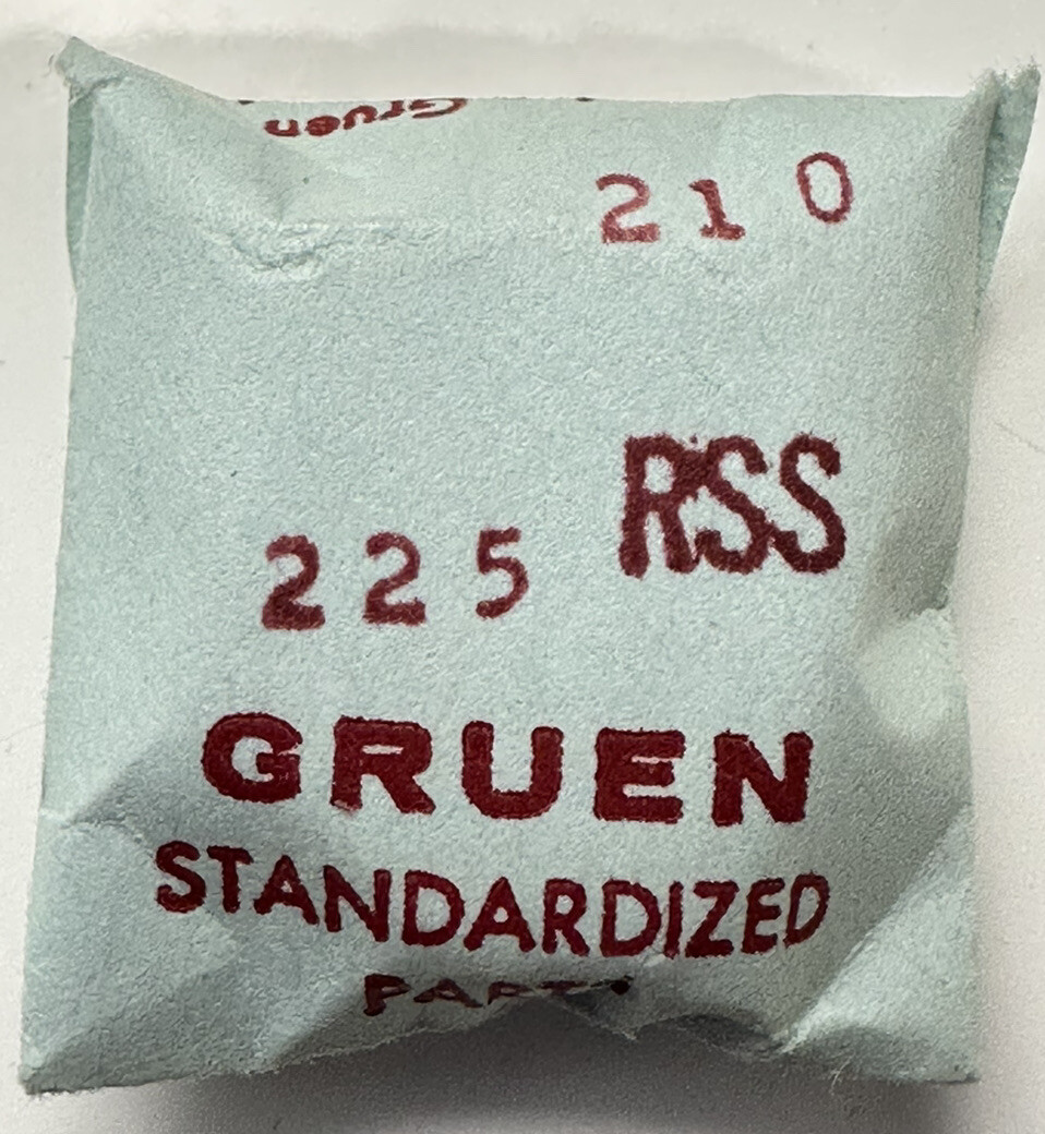 GENUINE Gruen E210 CAL 225RS THIRD WHEEL AND PINION NOS Watch Repair Part