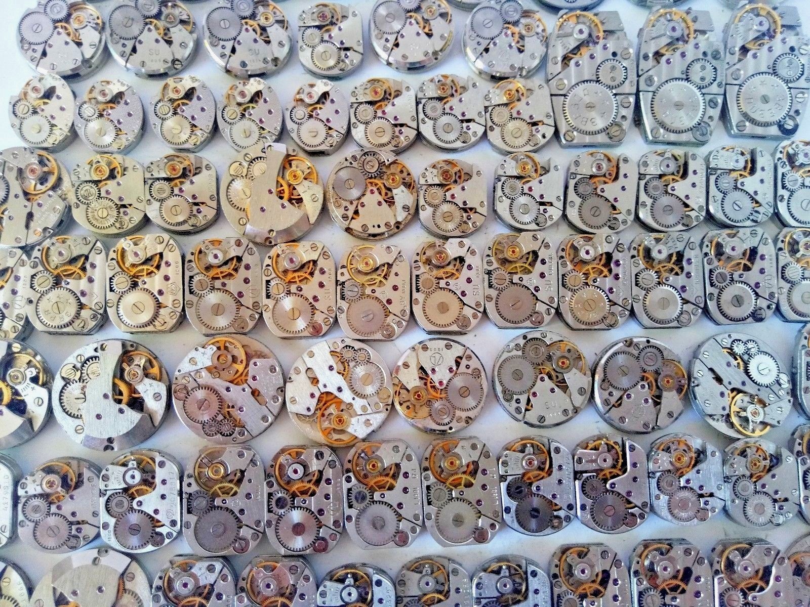 Watch Parts Gear Vintage Mechanisms set 20 pc. Steampunk Movements