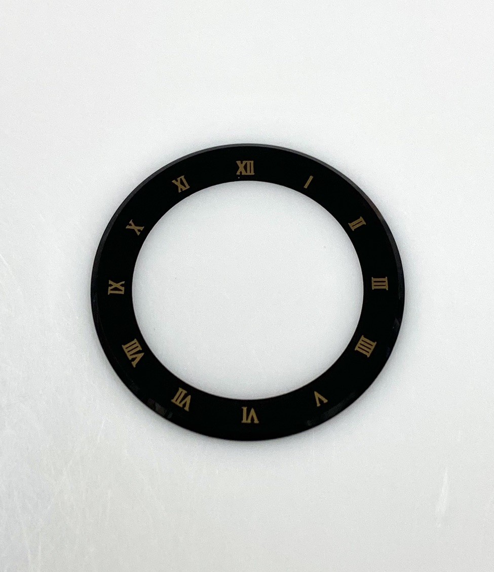 Citizen 54-K8139 Black/Gold Letter Watch Crystal for 5920-K08811, 3220-K04441