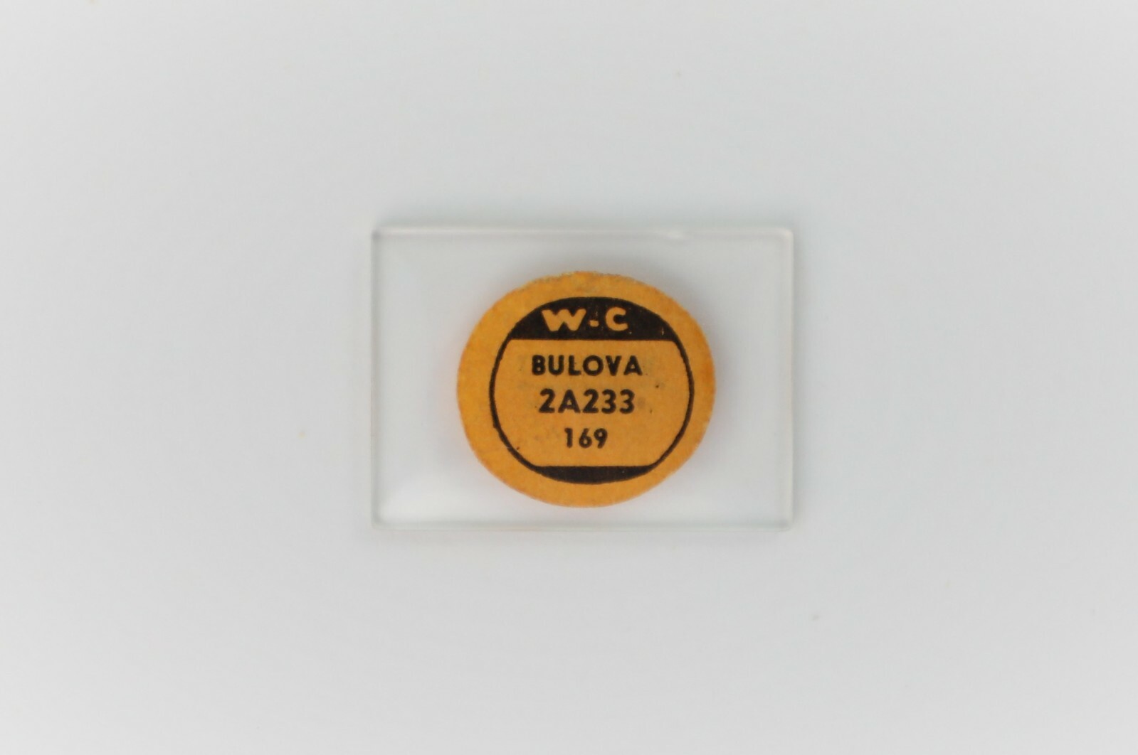 WC Glass Wrist Watch Crystals- Bulova