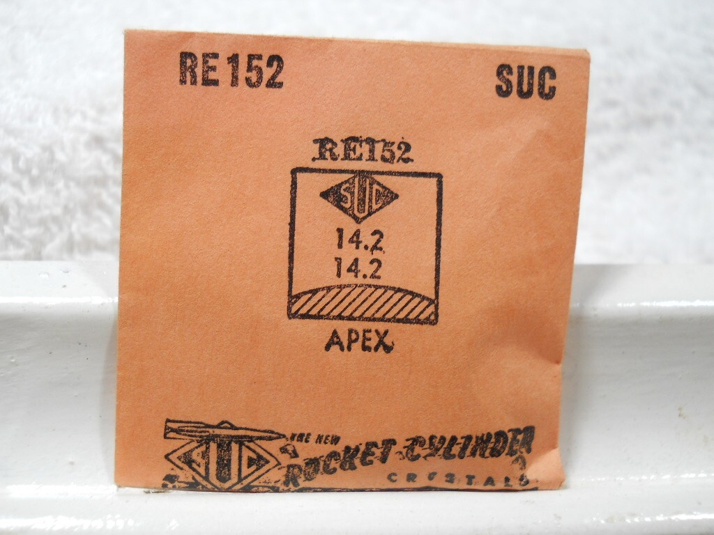SUC RE152 Watch Crystal Fit Apex – 14.2 x 14.2 mm – Replacement / Repair