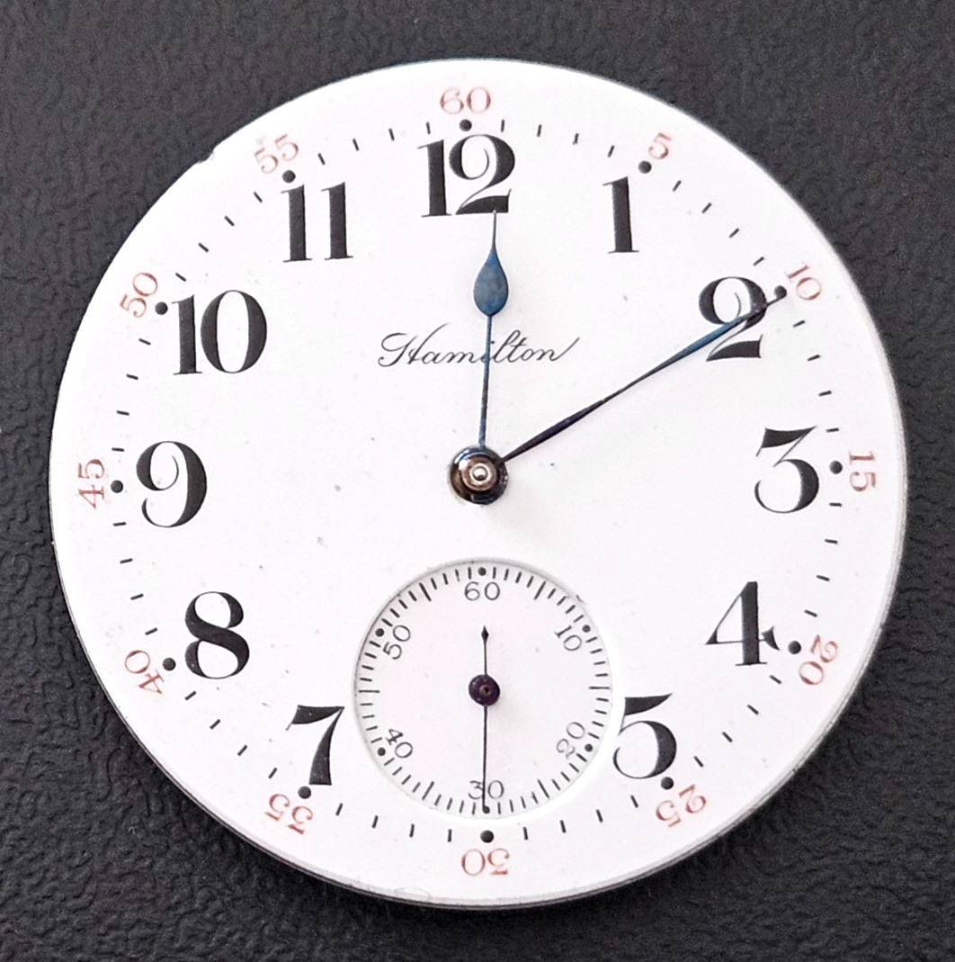 HAMILTON 975 16S 17J WATCH MOVEMENT (REMOVED FROM GOLD CASE/BALANCE RUNS) LOT66