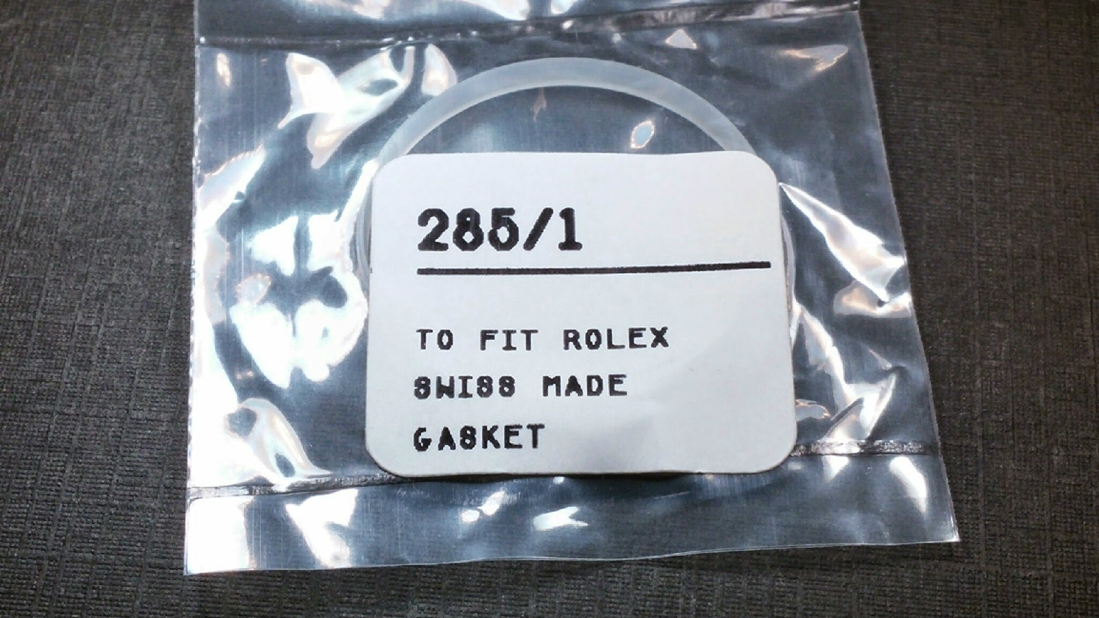 Crystal Gasket Fits 285-1 Sea Dweller 16600 16660 2.8mm Height – Swiss Made