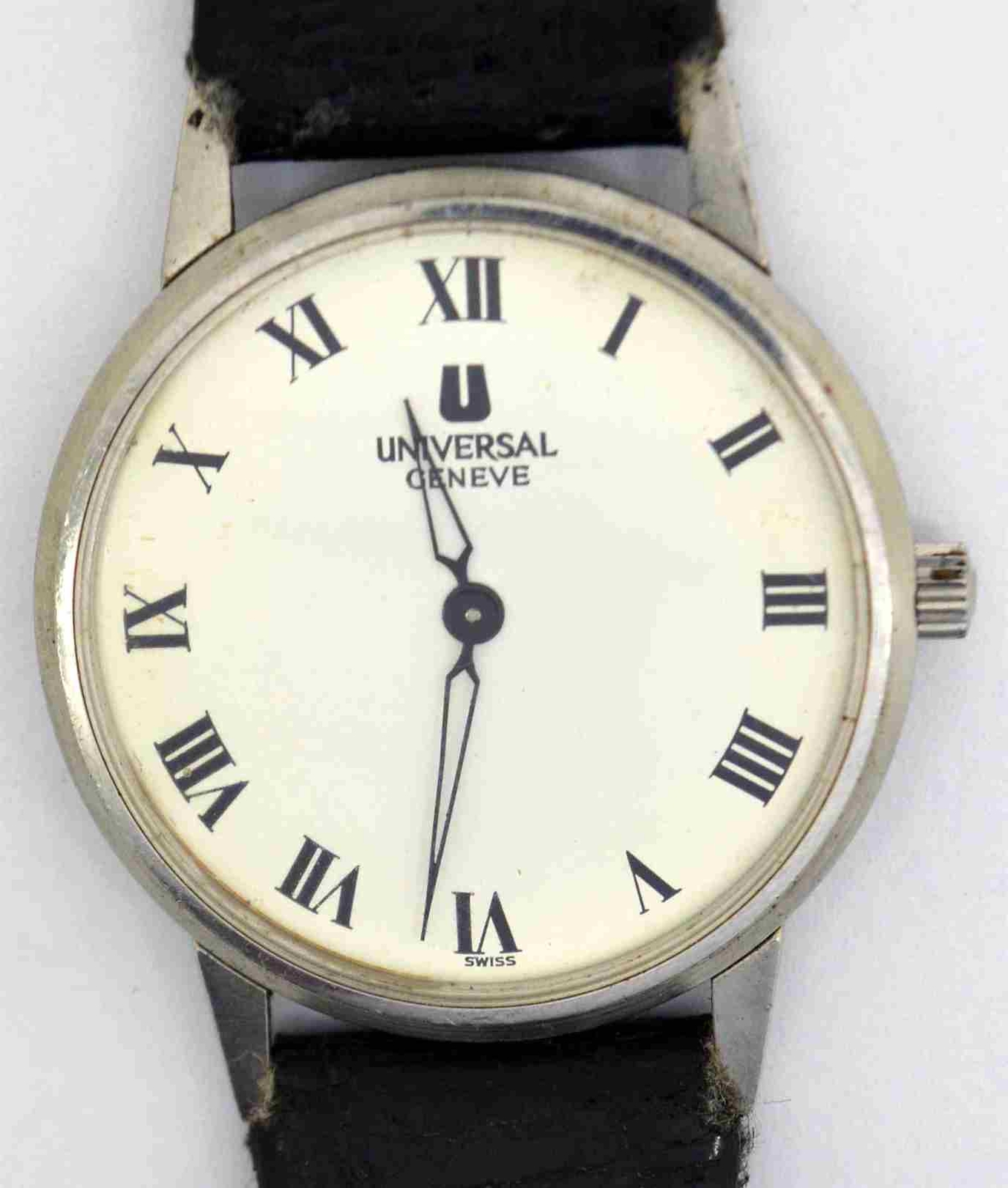 VTG UNIVERSAL GENEVE Manual Wind Steel Wristwatch. Ref: 1-568, Cal: 1-42