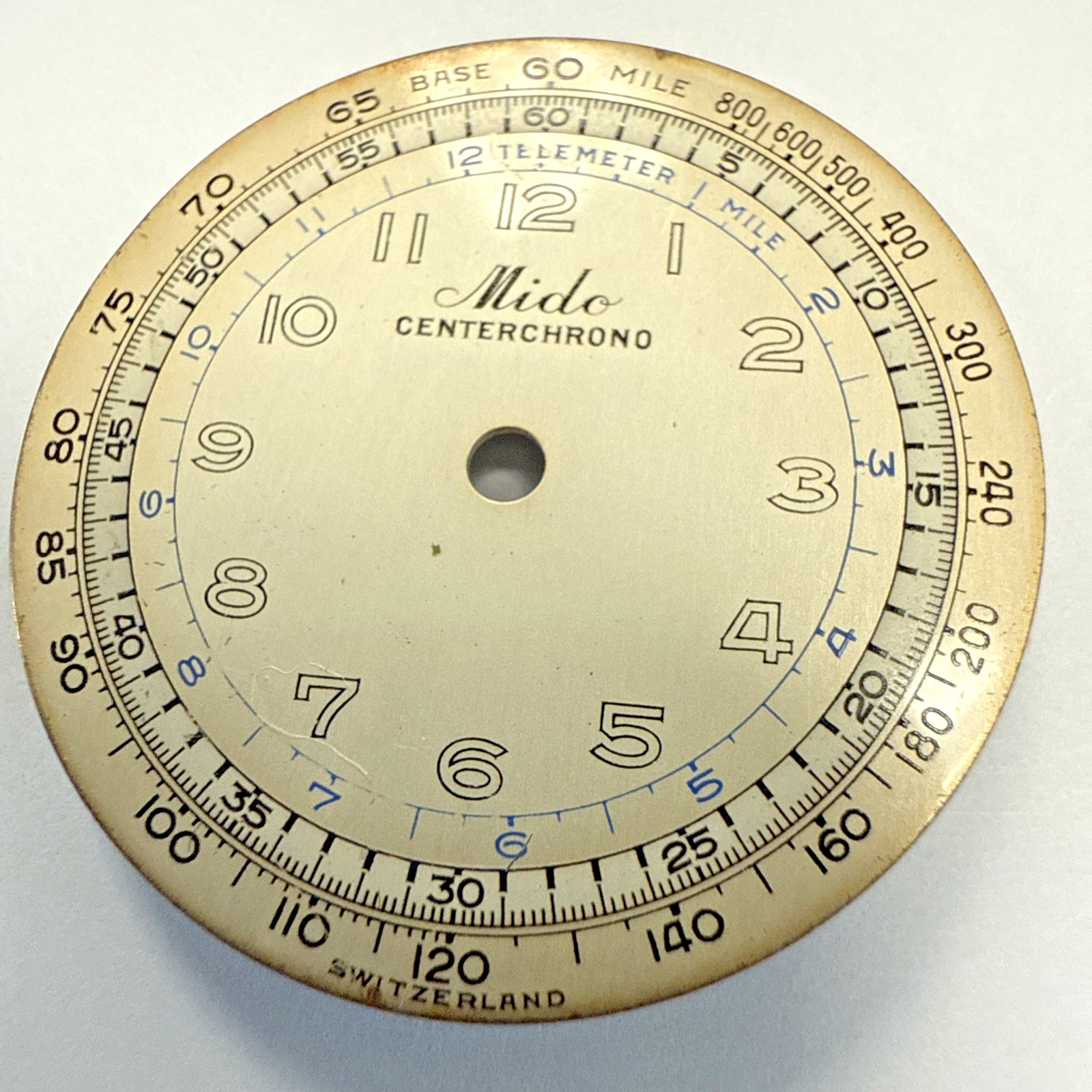 SPECTACULAR MIDO MULTI-CENTERCHRONO 2-TONE TROPICAL DIAL