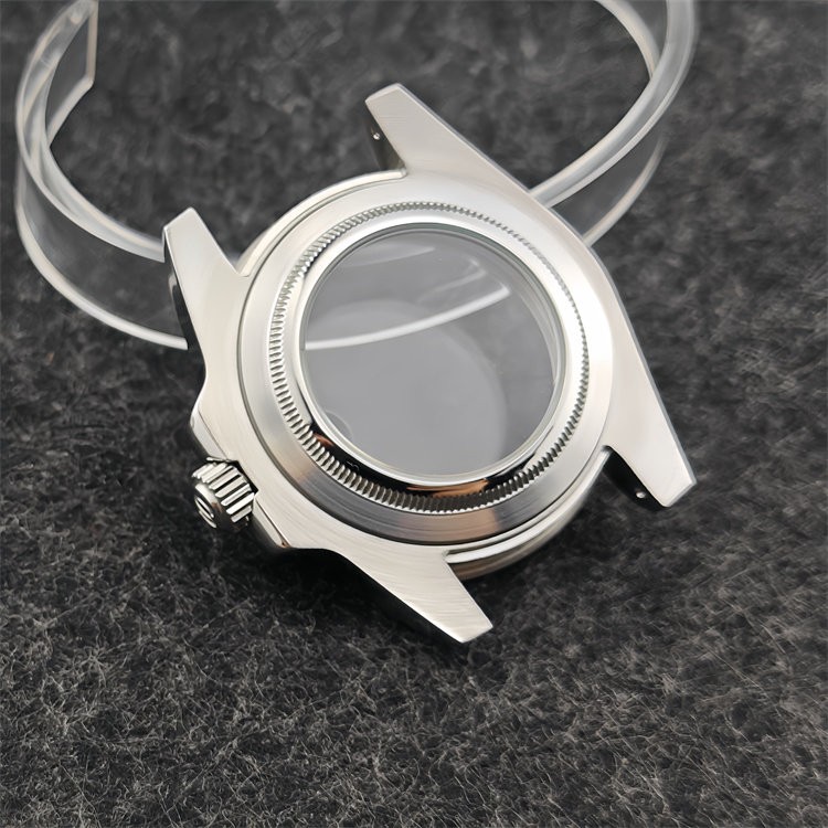 40.5mm Gmt Rainbow Ring Stainless Watch Case Sapphire Glass for Nh34 Nh35 Nh36