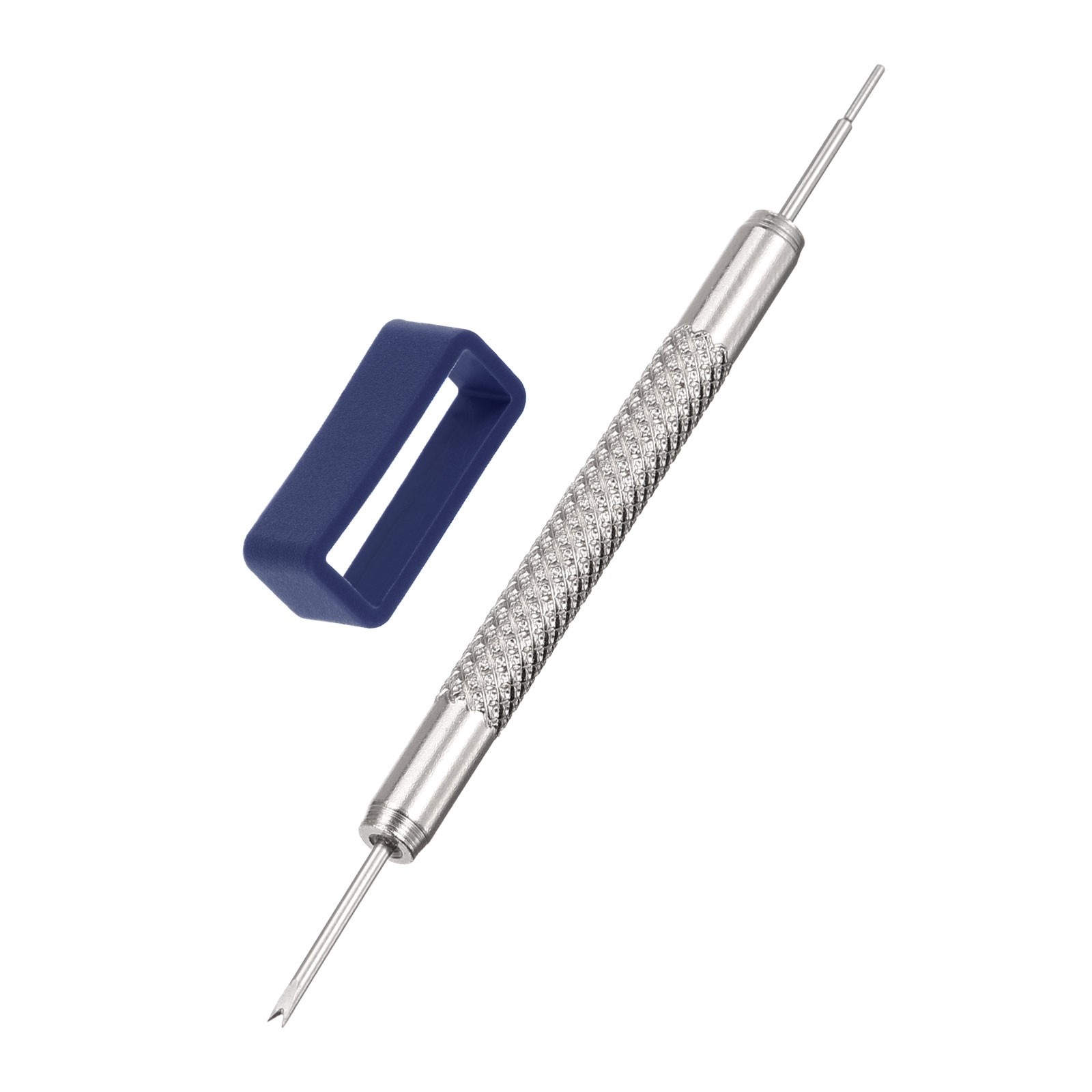 10pcs Watch Strap Loop 20mm Rubber Watch Holder with Spring Bar Tool Dark Blue