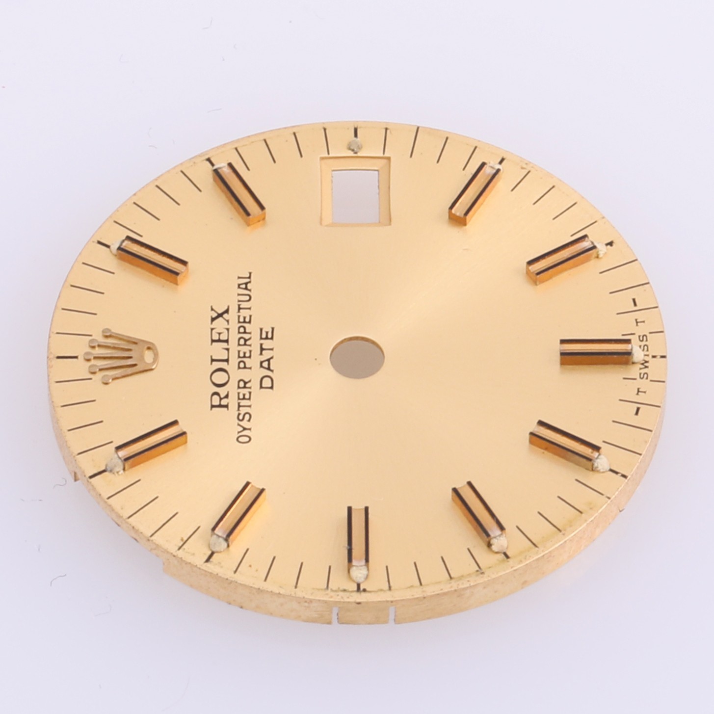 Rolex Lady Date 26mm Champagne Stick Dial T Swiss T 6917 69173 69178 #J22