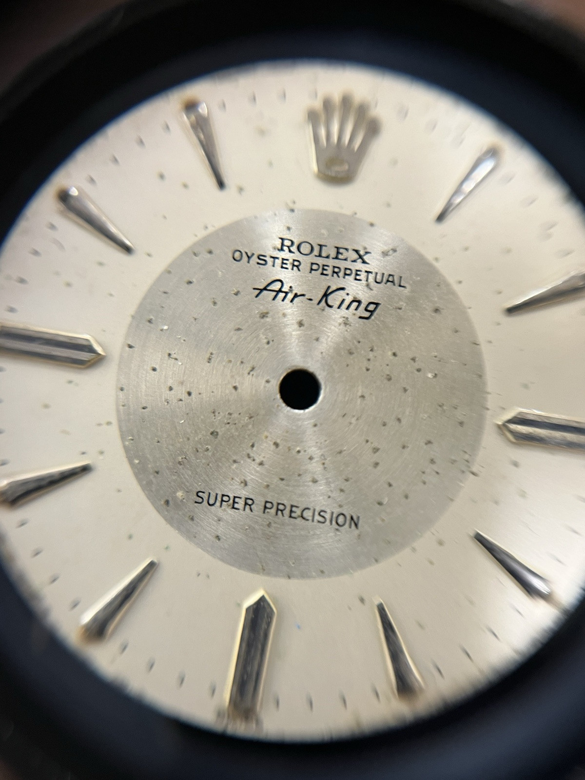 100% Orig RARE vintage Air King 1950s Rolex 5500 Super Precision Bullseye Dial