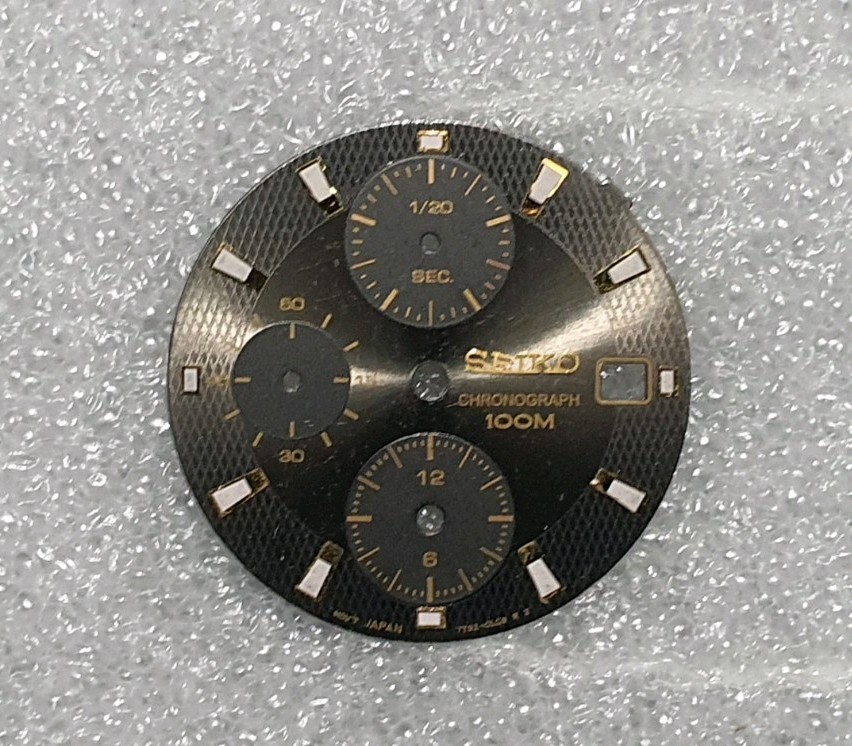 Seiko Chronograph 7T92-0LC0 Watch Dial Part Genuine Seiko Dial Part