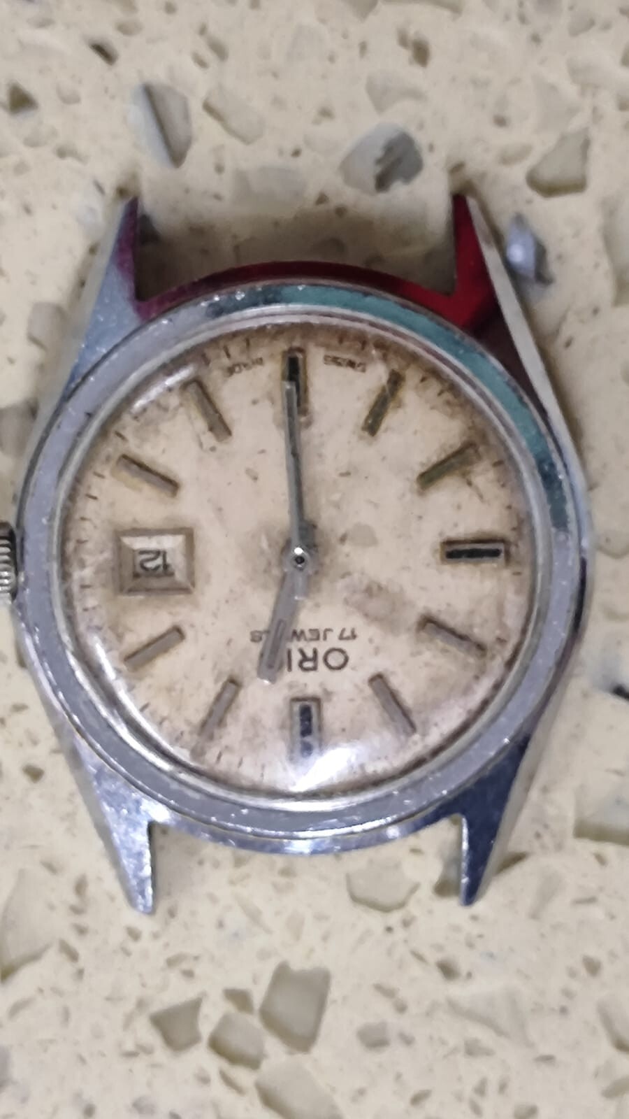 ORIS Cal 715 Hand winding Not Work Good balance -FOR PART OR Repair