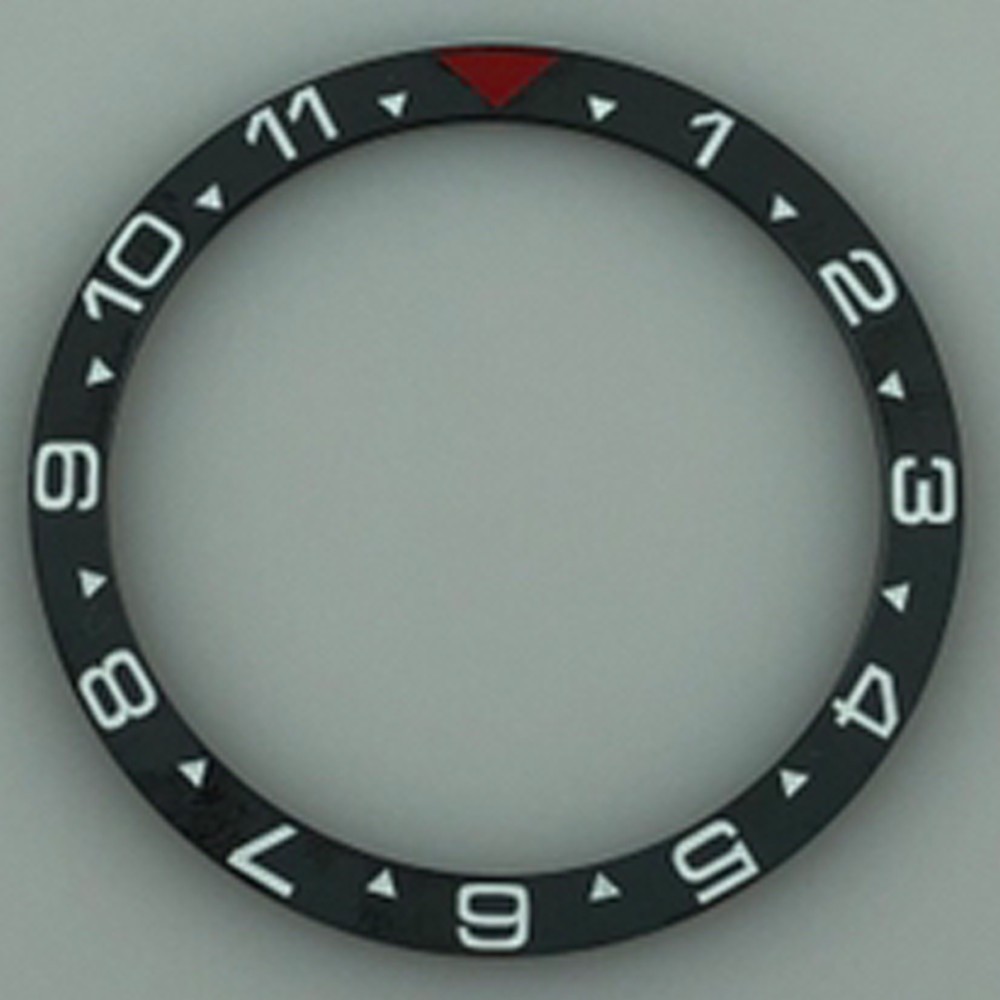 38mm*31.5mm Ceramic/Stainless Steel Bezel Green Gray Black Blue Watch Parts
