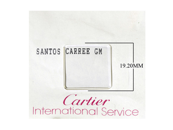 Cartier watch parts – Mens Santos Square Crystal