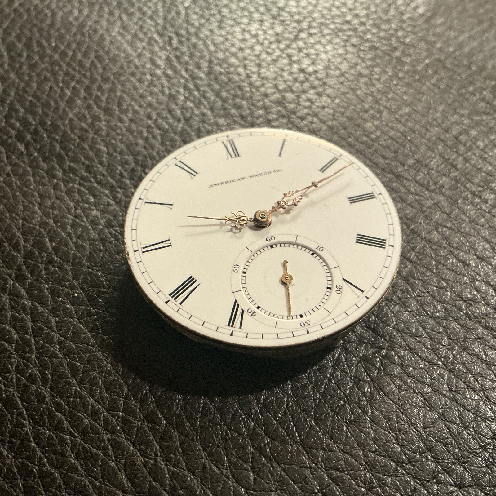 RARE AMERICAN WATCH CO., APPLETON TRACYMODEL 1861, 10S 15J, MADE 1866, WORKS!