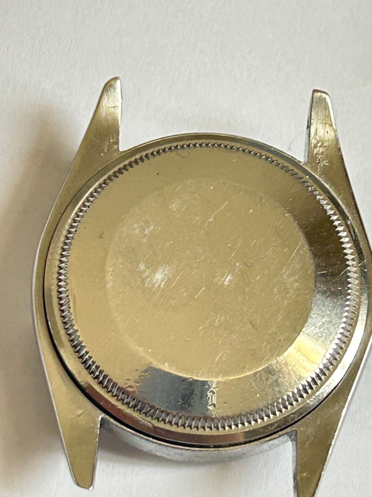 Vintage Rolex men Oyster Date Perpetual steel case Ref 1500 without bezel