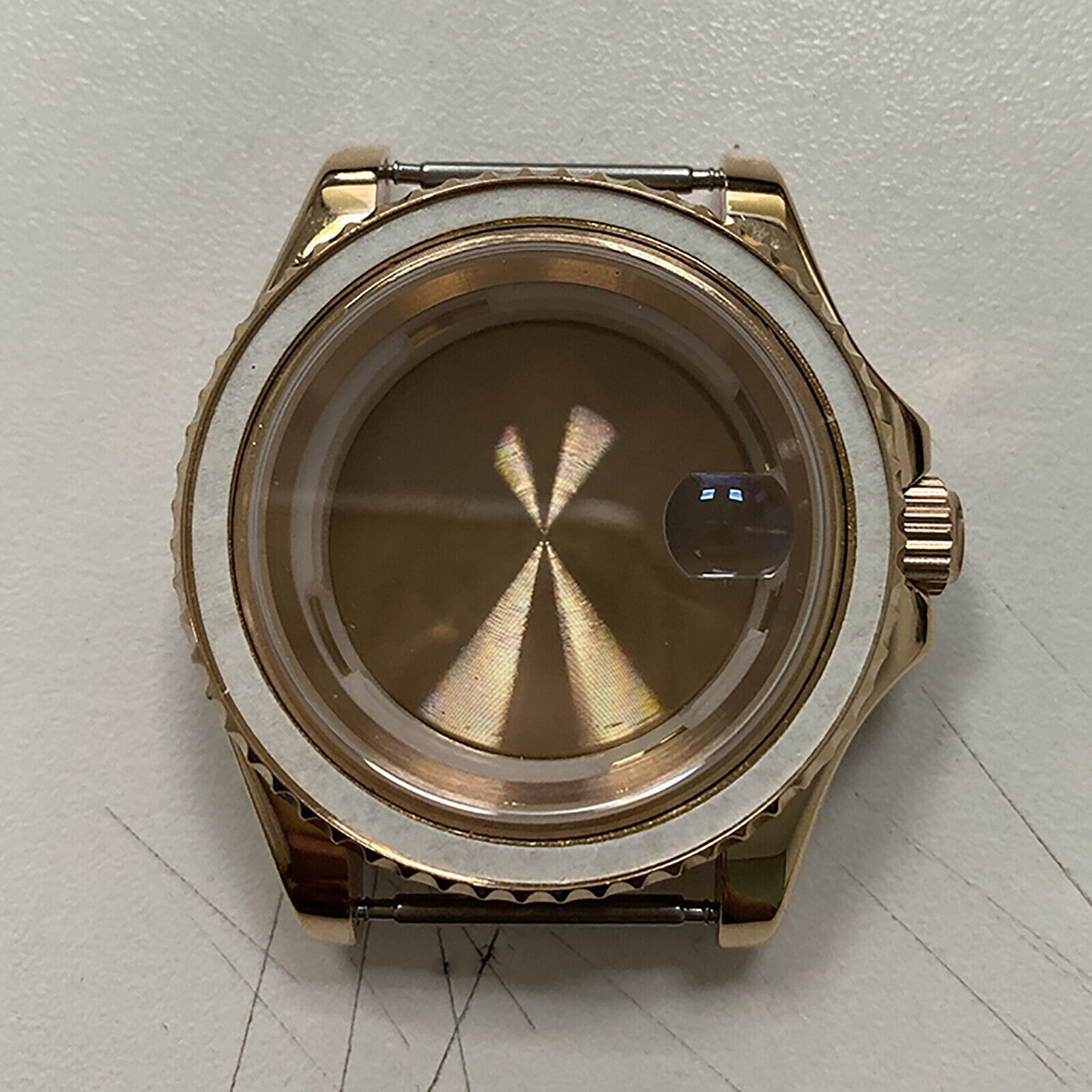 Stainless Steel Watch Case for 8200 8215 Mingzhu 2813 Movement 40MM Yacht Rose