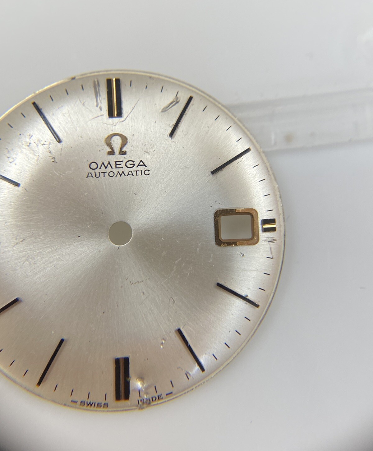 Original Omega Caliber 565 Silver/Gold Stick Dial