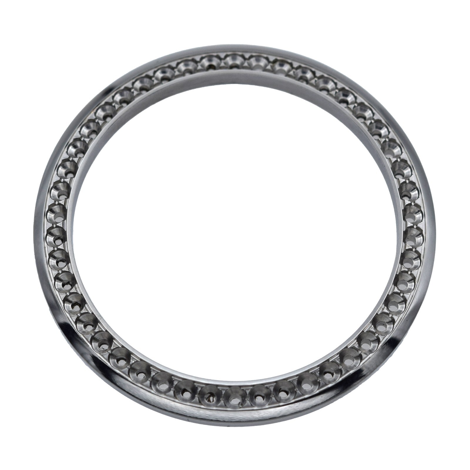 Stainless Steel Pave Set Bezel Frame For Rolex Datejust II Fits 2.2mm Stones