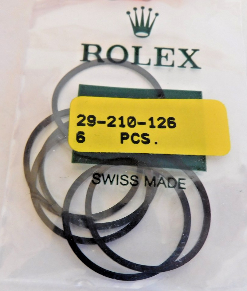 ROLEX 6900 PART # 29-210-126 CASE BACK GASKET. NEW OLD STOCK. PER ONE GASKET