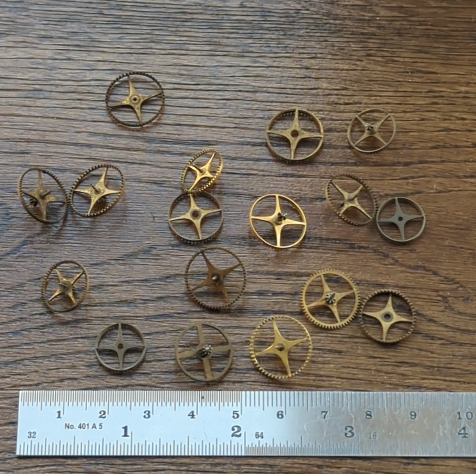 Antique Verge Fusee Pocket Watch Wheels Parts for Watchmakers (CV26)