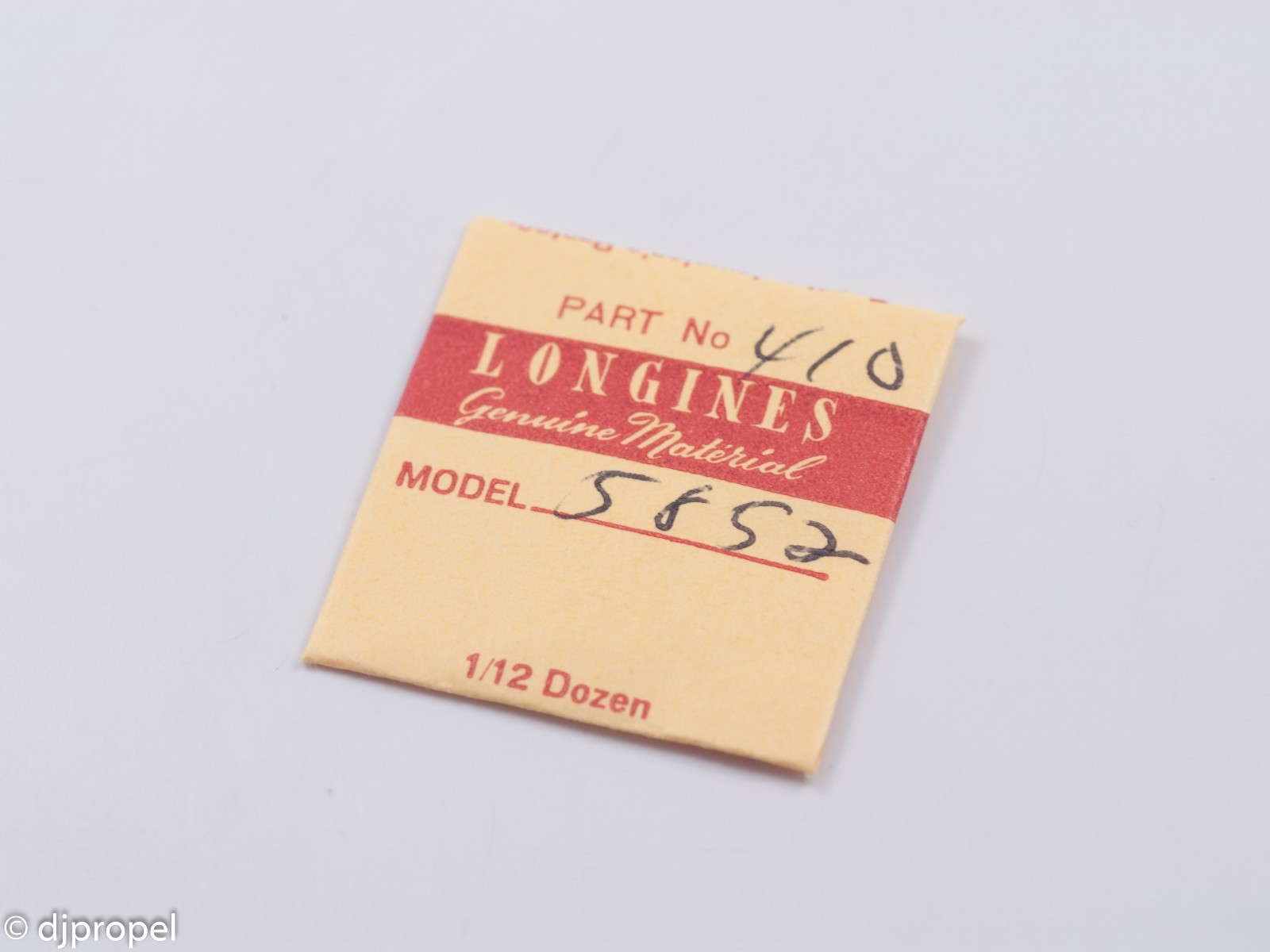 Longines Genuine Material Winding Pinion Part 410 for Longines Cal. 5852