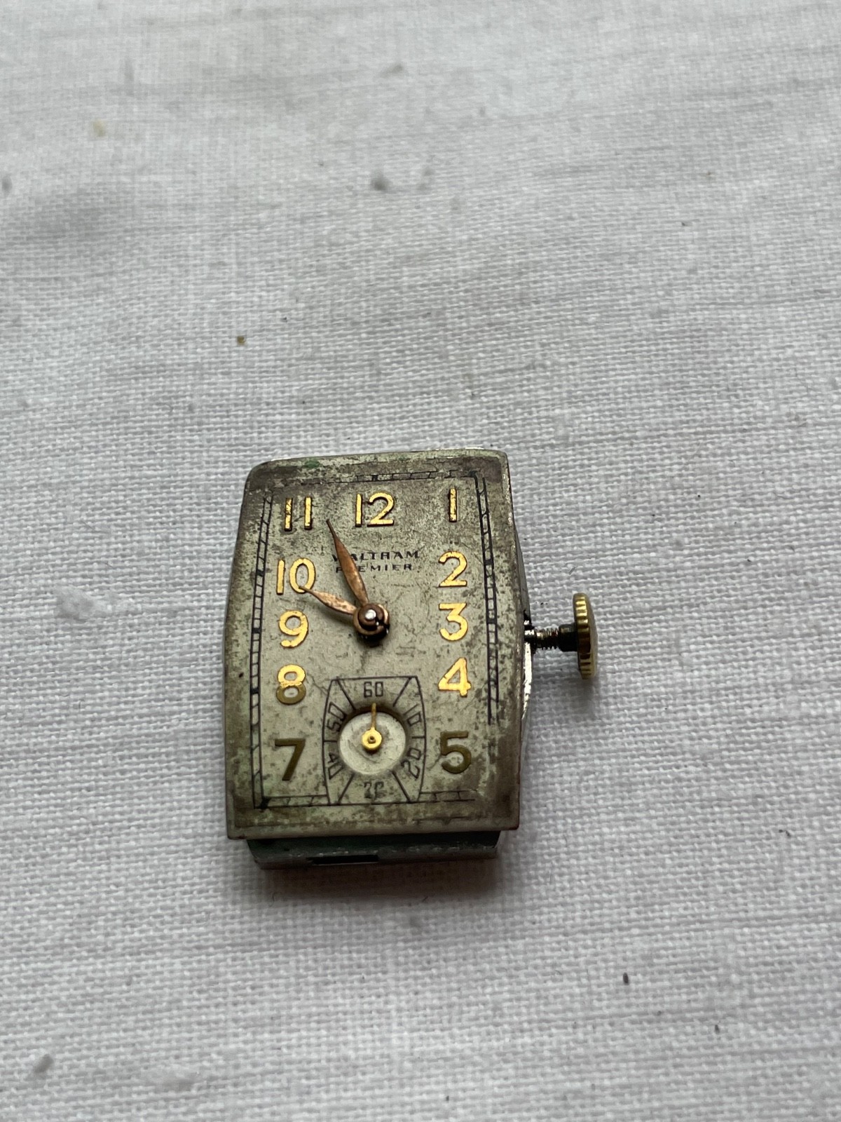 Waltham Premier 750 – movement for mens watch AS IS, lot 2605