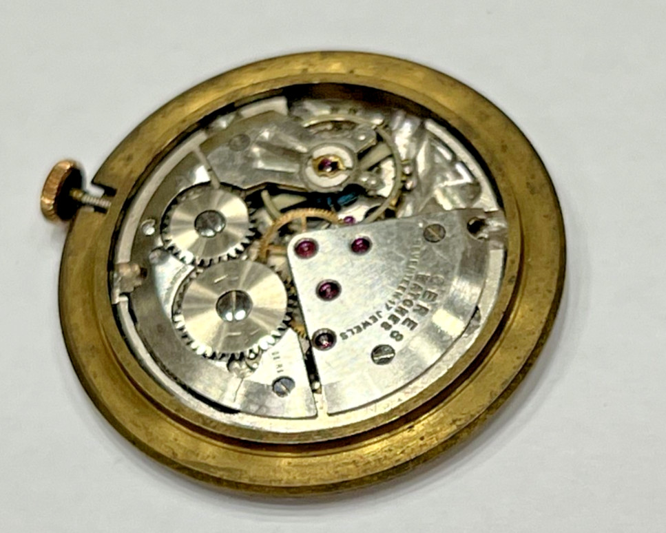 Dial & Movement Manual Eta 2390 Driva Geneve Jewels 17 Swiss Made Running