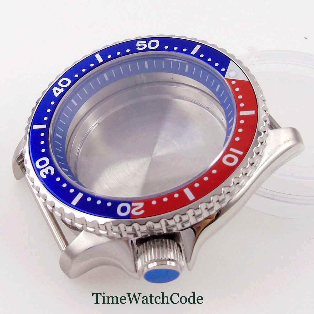 Fit NH35A NH36A 41mm Diver Mens Watch Case Alloy Bezel Insert 200M Waterproof