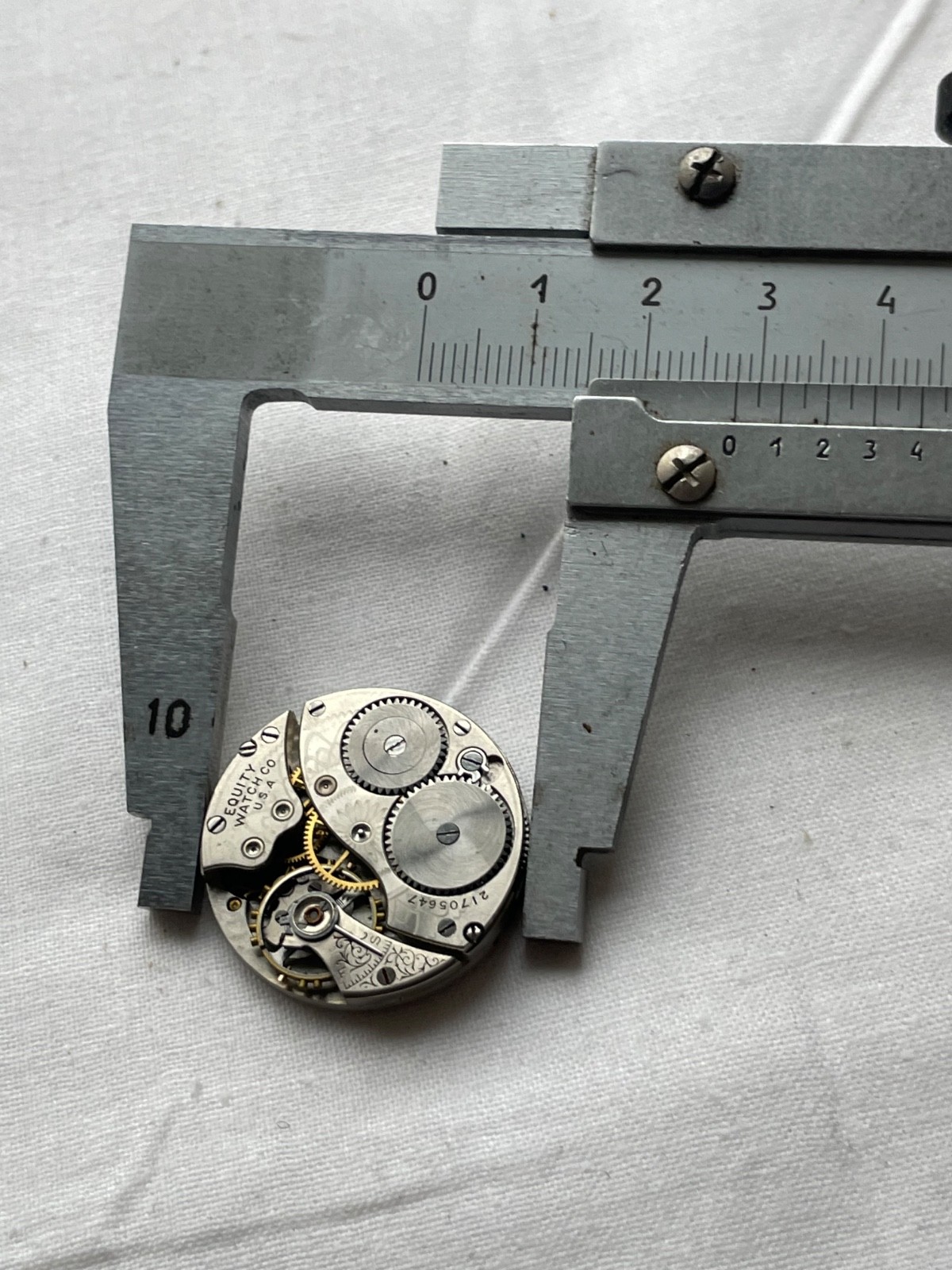 Equity – movement for pocket watch AS IS – lot1504