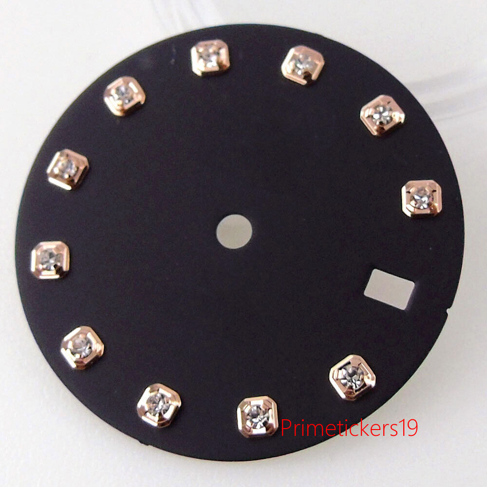 29mm Multicolor Gradient/Sunburst Watch Dial Diamond Indices Fit NH35A Movement