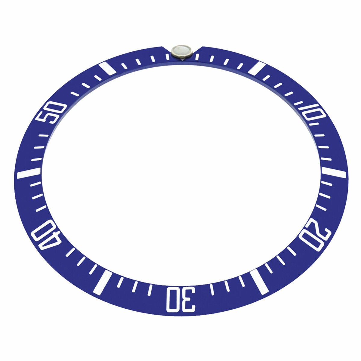 BEZEL INSERT ALUMINUM FOR VINTAGE ROLEX SEADWELLER MILITARY 1665 BLUE