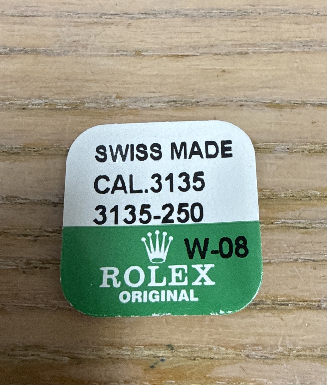 Genuine Rolex 3135-250 Setting Wheel New Sealed