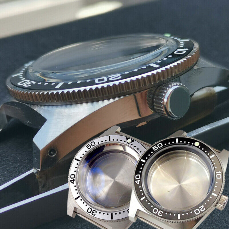 40mm Sapphire Glass Watch Case Fit NH34 NH35 NH36 ETA 2824 300M Water Resistance