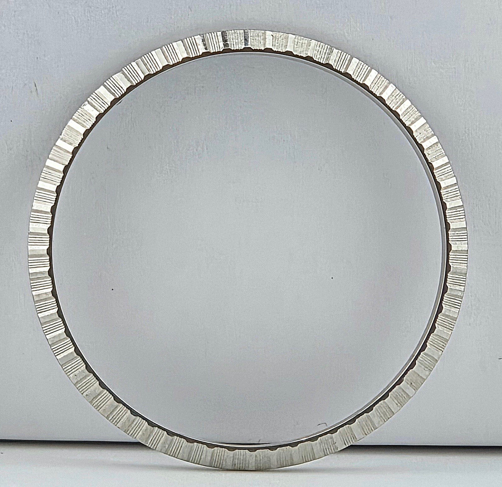 ROLEX 16220 DATEJUST ENGINE TURNED BEZEL FOR 16220 GENUINE