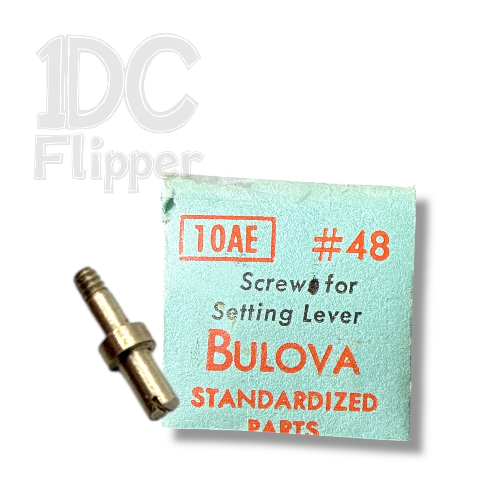 Bulova 10AE SET LEVER SCREW #48 NOS Fits FONT 324, FONT 1146 10AN, 10AX Read