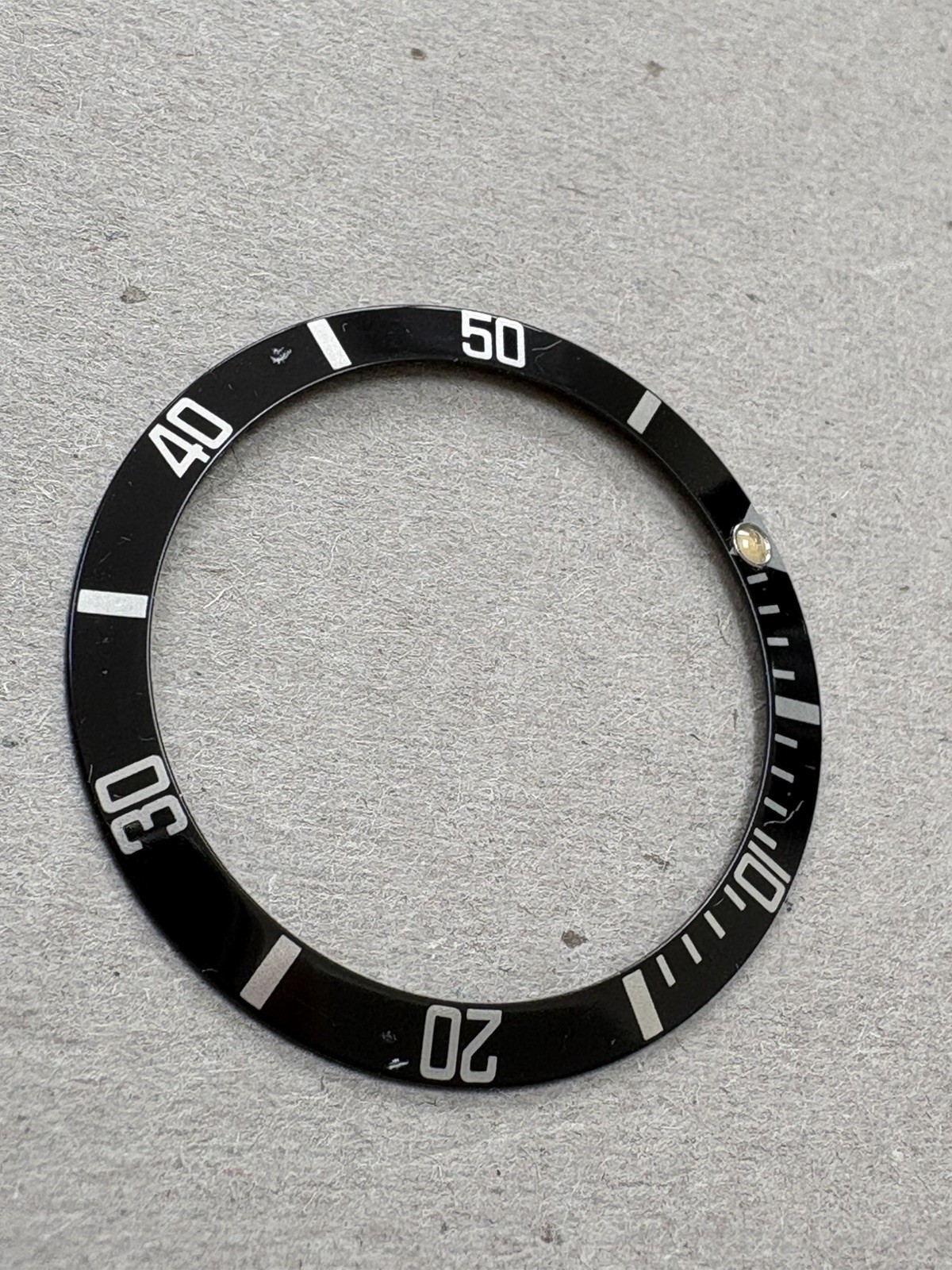 Genuine Rolex submariner 14060/14060m non date tritium bezel insert