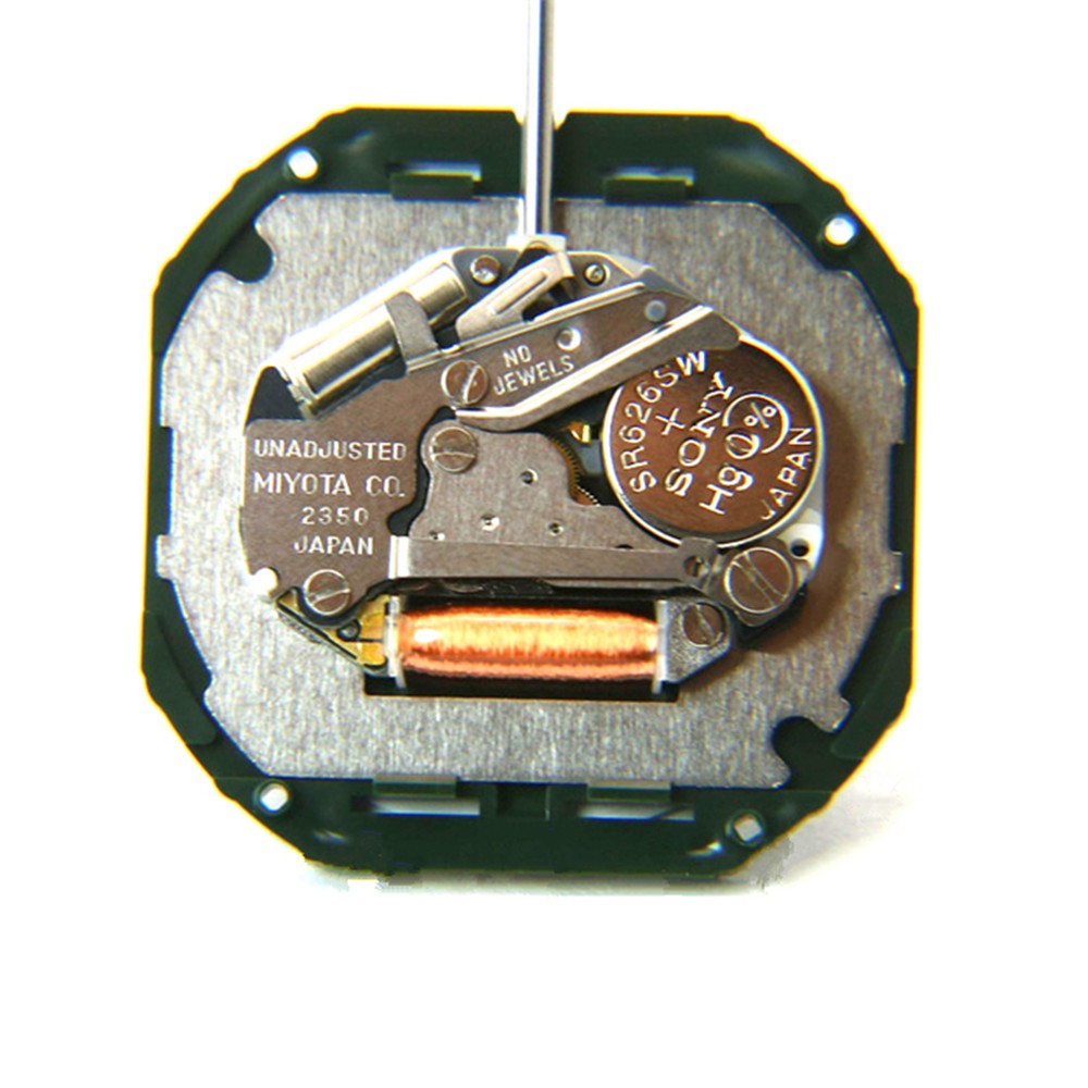 Date @3 Day @12 5.90mm Replacement Quartz Watch Movement For Miyota 2350