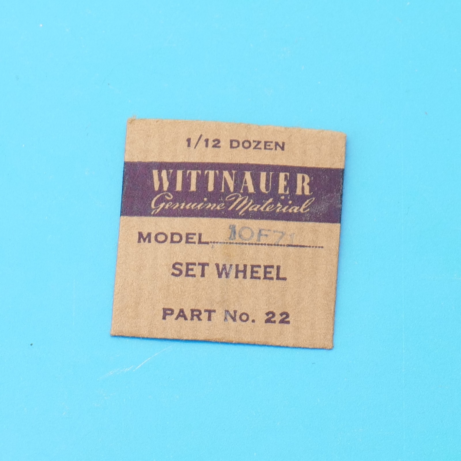 Felsa 71, 73, 184 Watch Setting Wheel Bestfit Part 450/167 Watchmakers (SETW)