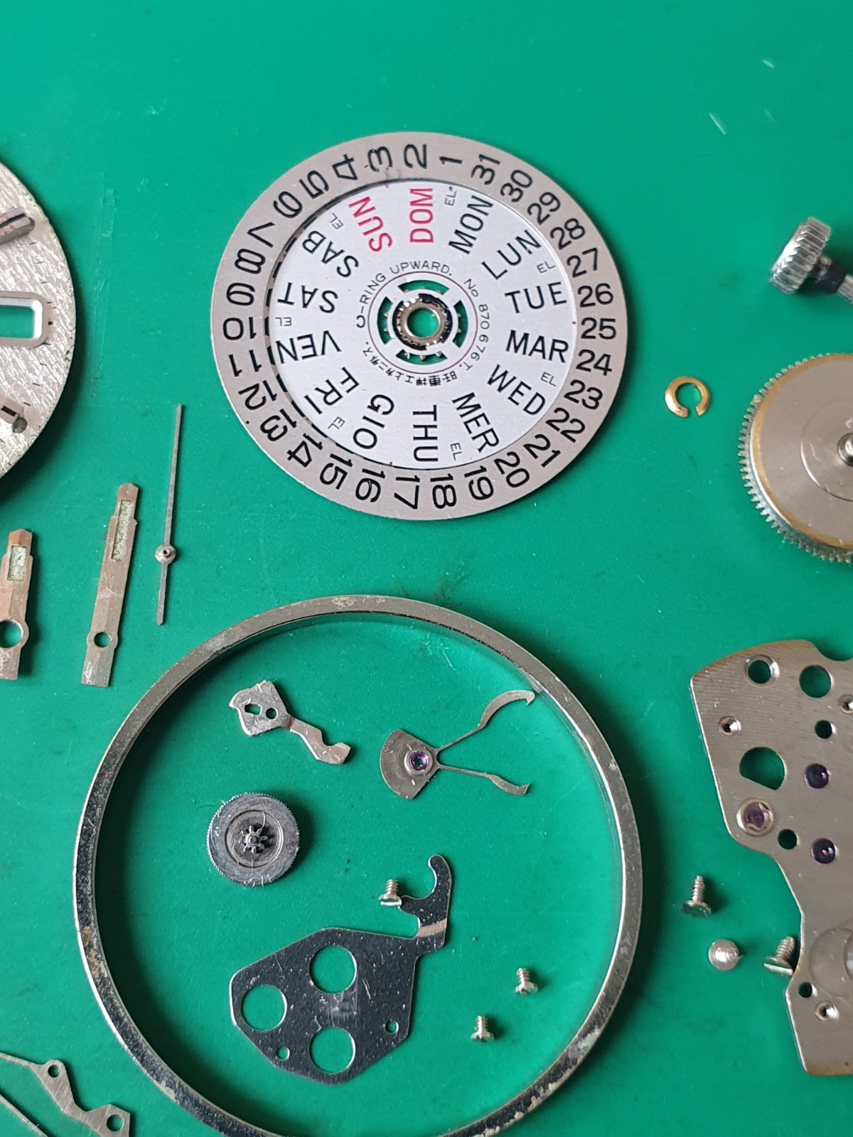 SEIKO 6119 C ORIGINAL PARTS (Single Sales Possibility)