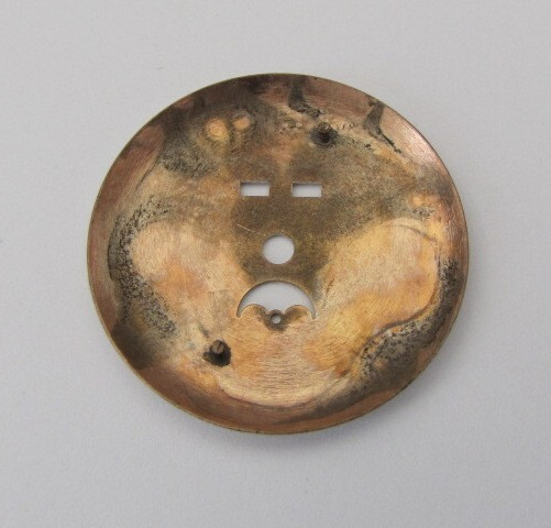 VENUS 203 dial with hands, triple calendar moonphase small second NOS SM, RAR!