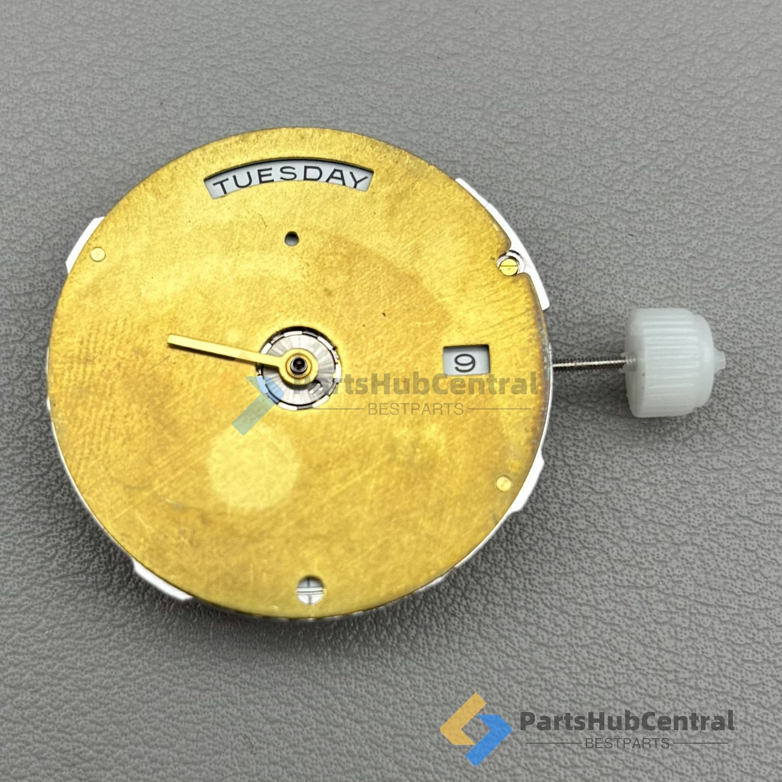 3255 Automatic Mechanical Movement Dual Calendar 31 Jewels Blue Balance Wheel US