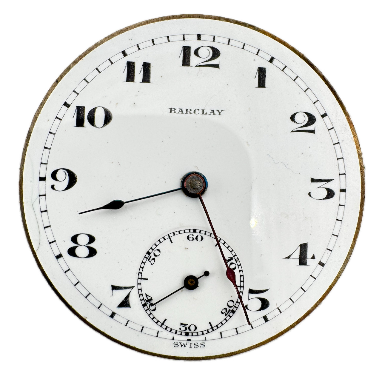 Antique 14s Knickerbocker Watch Co. 7j Mechanical Pocket Watch Movement Swiss