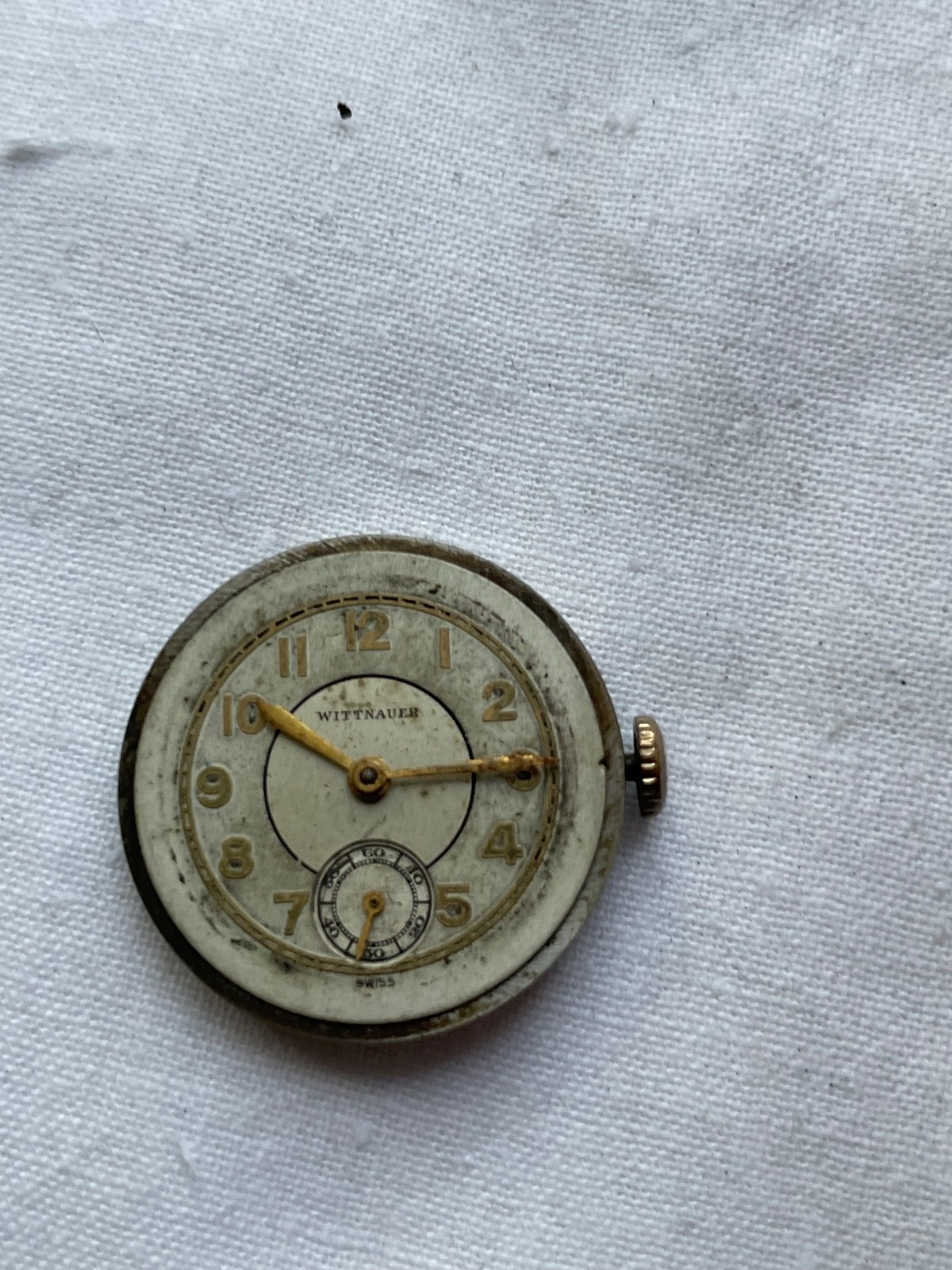 Wittnauer 11K – movement for mens watch AS IS, lot 2105