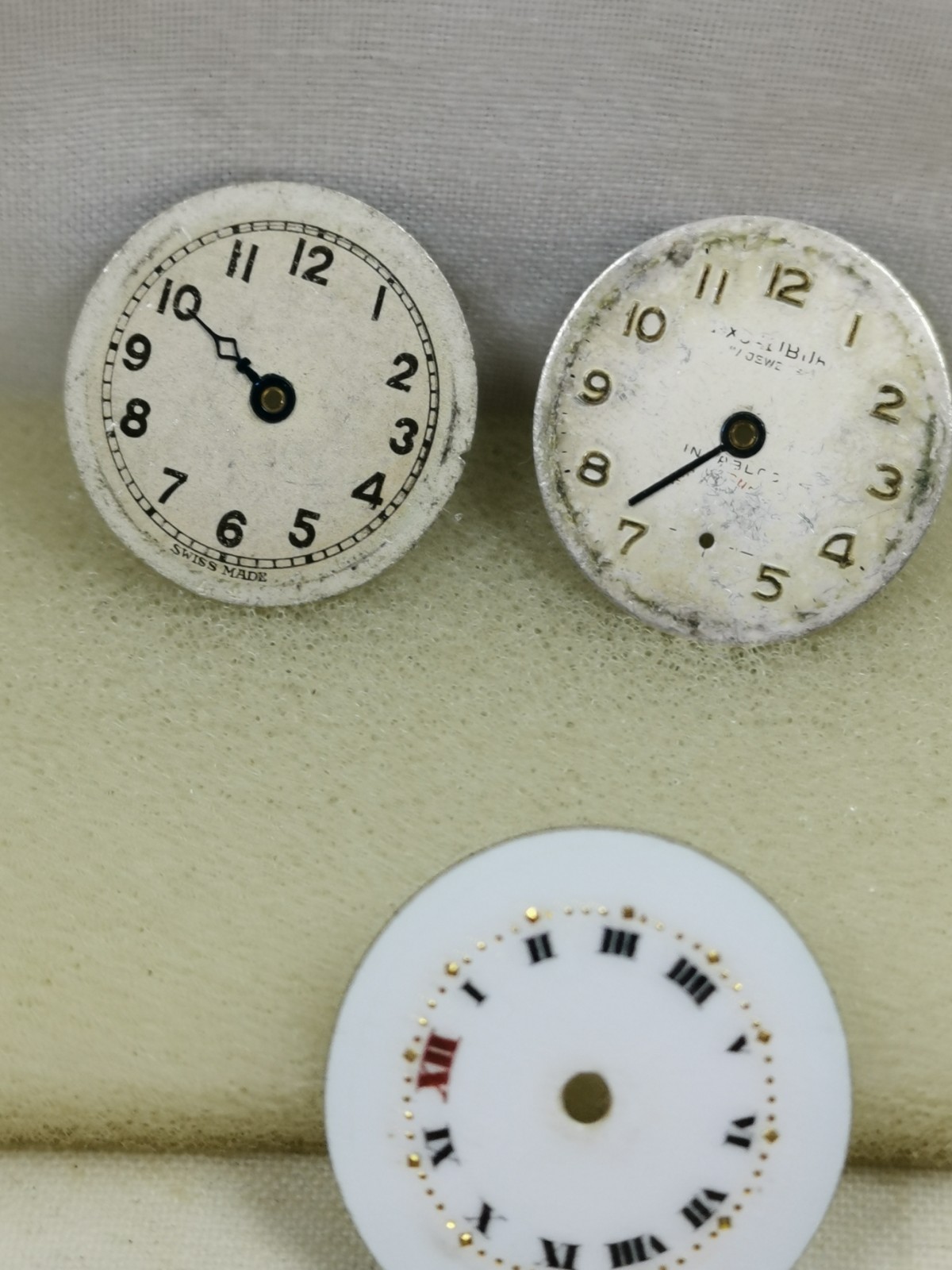 Lot 17 x Rotary, Bulova …etc Wristwatch Dials Repair/Parts