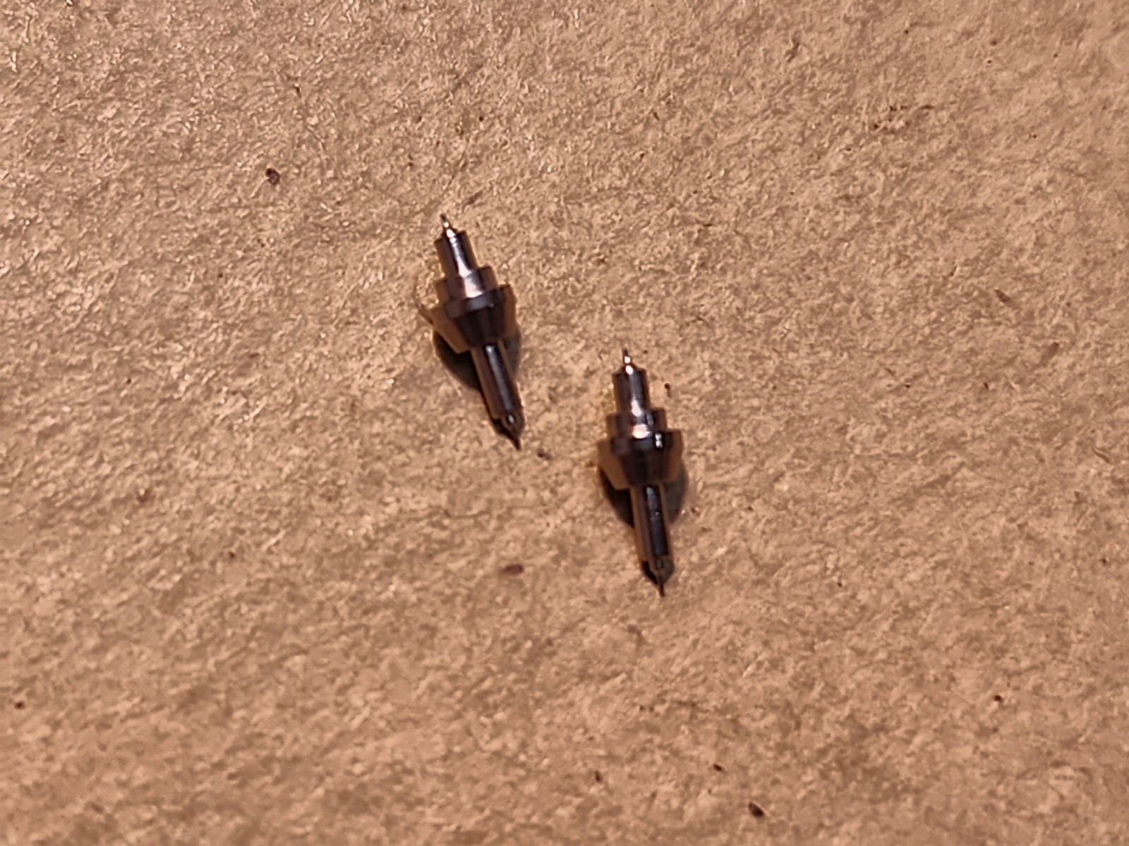Lot Of 2 NOS Columbus 18s 12/3 Balance Staffs Parts Repairs Spares